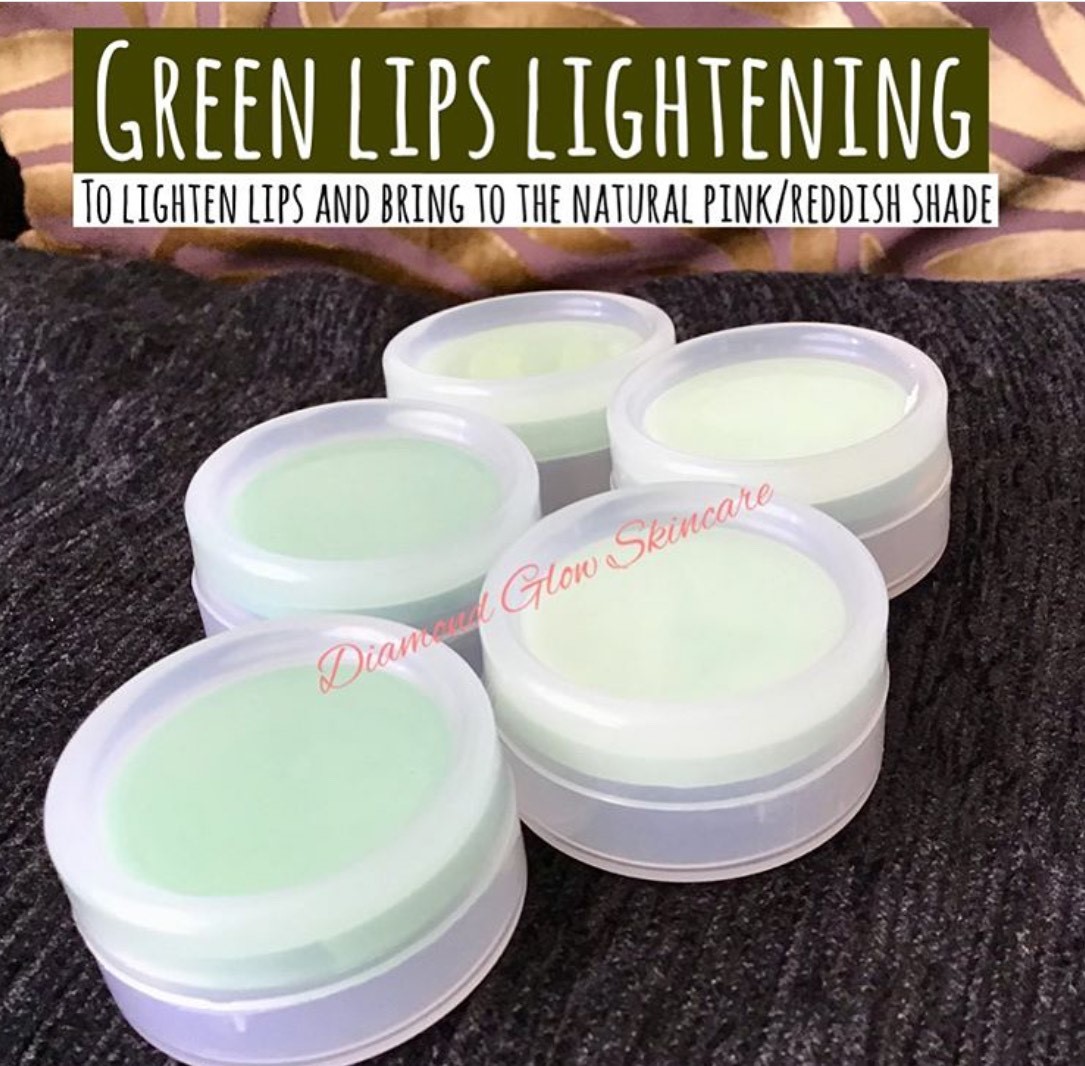 Green lip lightening treatment
